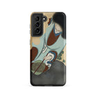 Chrysanthemums from Momoyogusa Kamisaka Sekka Samsung Case, Galaxy S21 / Matte, Smartphone Case Traditional Japanese Style Illustration