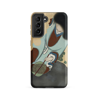 Chrysanthemums from Momoyogusa - Kamisaka Sekka Samsung Case, Galaxy S21 / Matte, Smartphone Case Traditional Japanese-style Illustration