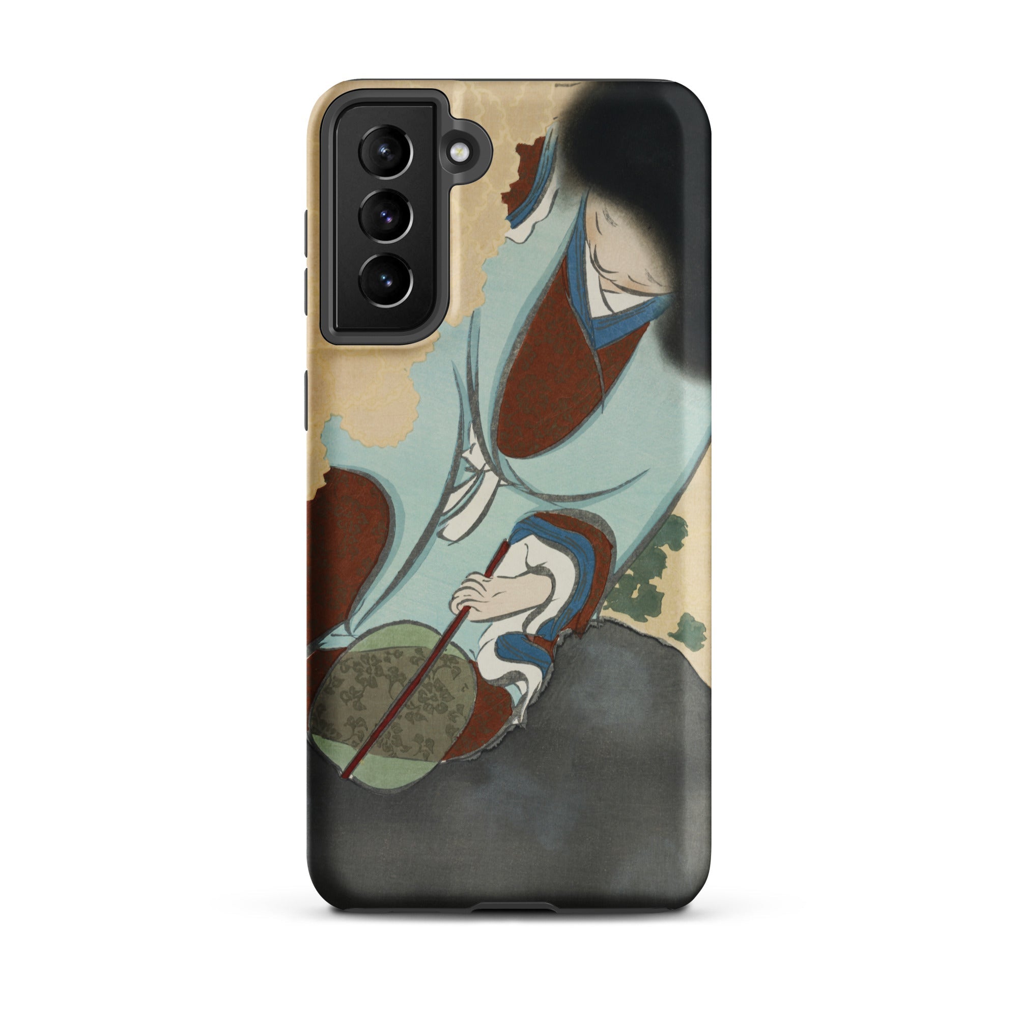 Chrysanthemums from Momoyogusa Kamisaka Sekka Samsung Case, Galaxy S21 Plus / Matte, Phone Case Stylized Japanese Art Print