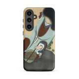 Chrysanthemums from Momoyogusa - Kamisaka Sekka Samsung Case, Galaxy S24 Plus / Matte, Phone Case Japanese Ukiyo-e Style Illustration