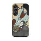 Chrysanthemums from Momoyogusa Kamisaka Sekka Samsung Case, Galaxy S25 Plus / Matte, Smartphone Case Japanese Ukiyo e Style Illustration