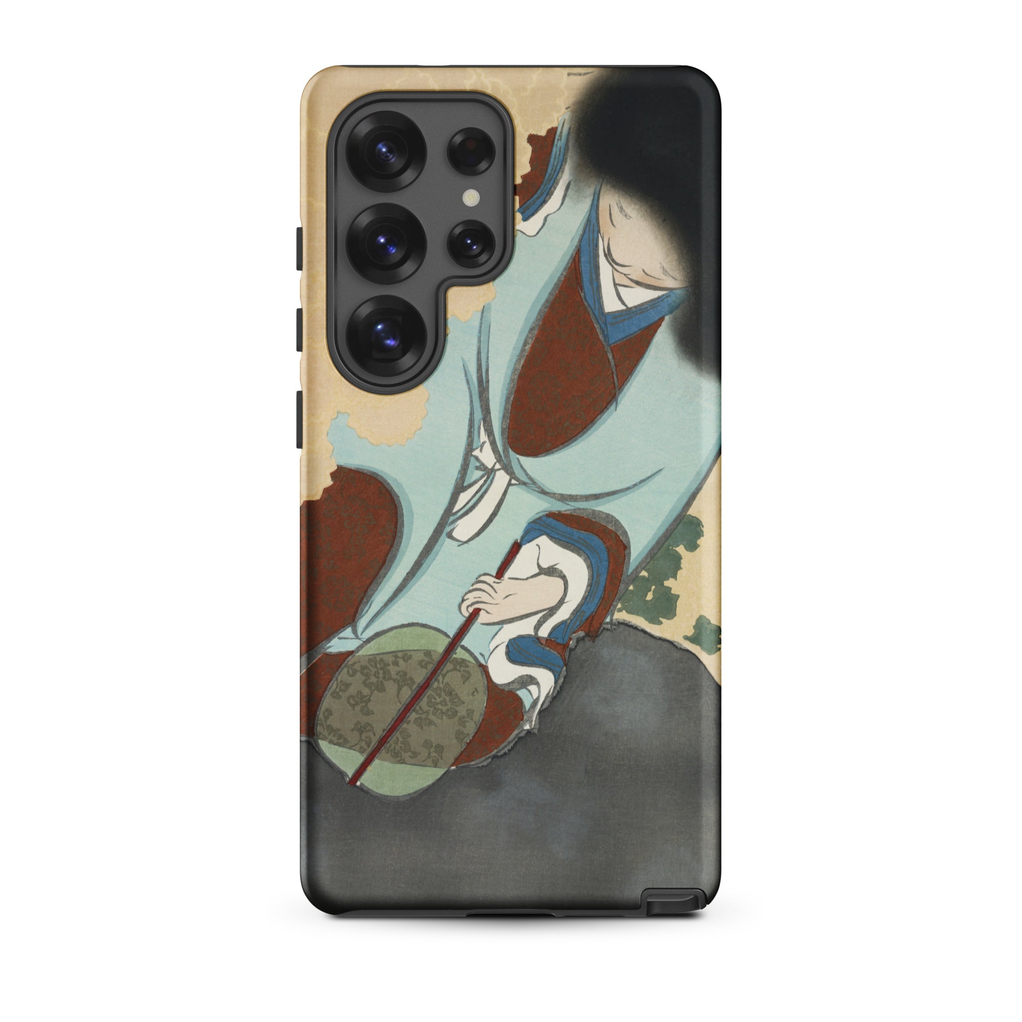 Chrysanthemums from Momoyogusa Kamisaka Sekka Samsung Case, Galaxy S25 Ultra / Matte, Smartphone Case Artistic Rendition Person Traditional