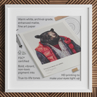 Circe the Phoenix Maker Greek Myth Witch Art Print, Framed Print Bear Red Jacket Printed Warm White