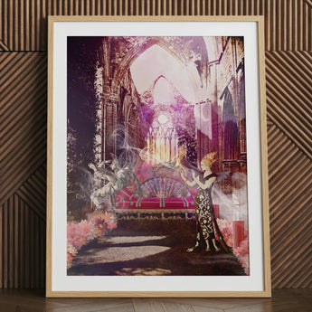 Circe the Phoenix Maker - Greek Myth Witch Art Print, Greek Myth Witch, Fantastical Realms Unfolds, Myth Witch Art