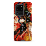 The Circus - Leonetto Cappiello Phone Case Samsung Galaxy S20 Ultra / Matte Vibrant Phone Case Dynamic Painting Dancers Black Gold Leonetto