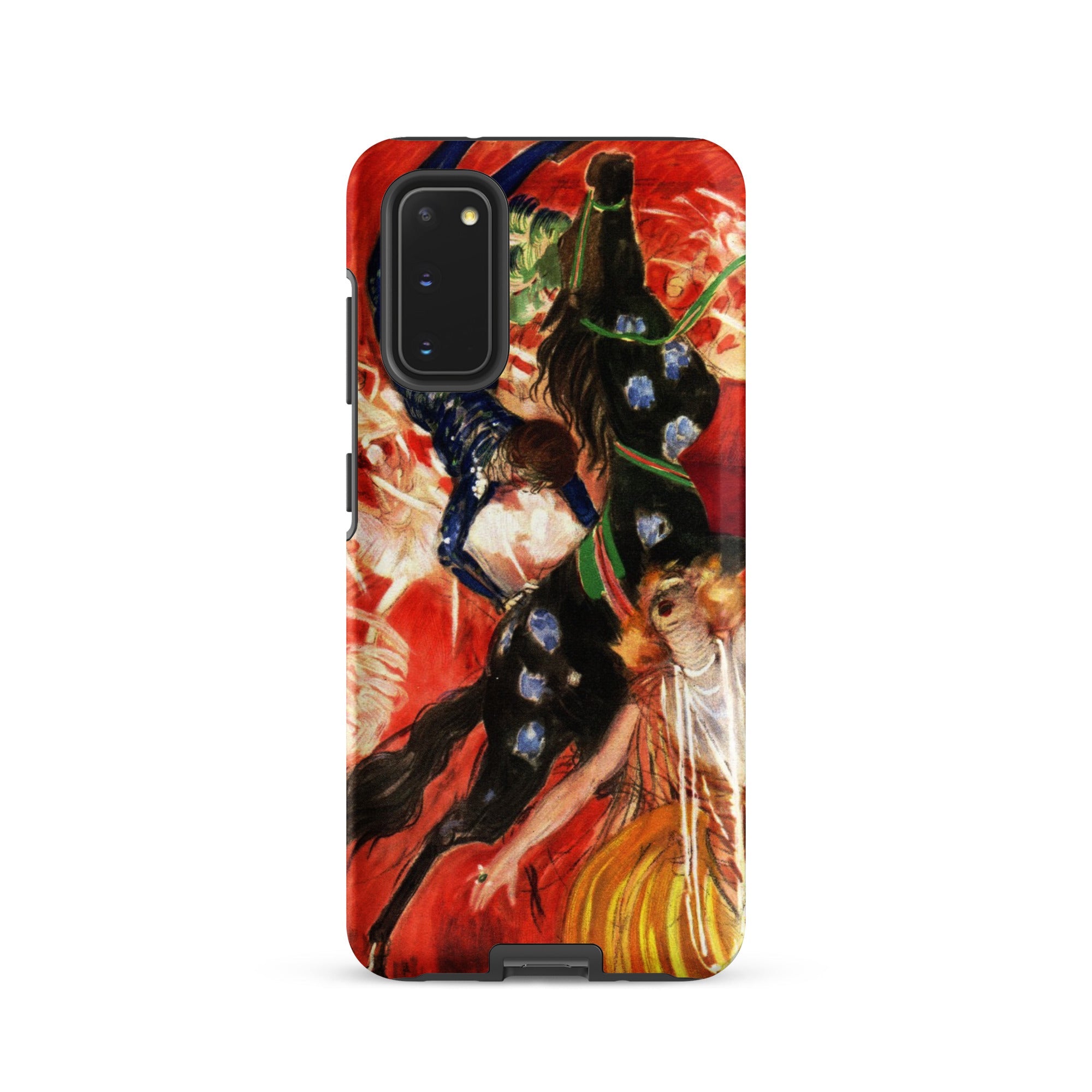 The Circus Leonetto Cappiello Samsung Case, Galaxy S20 / Matte, Smartphone Case Vibrant Artistic Design