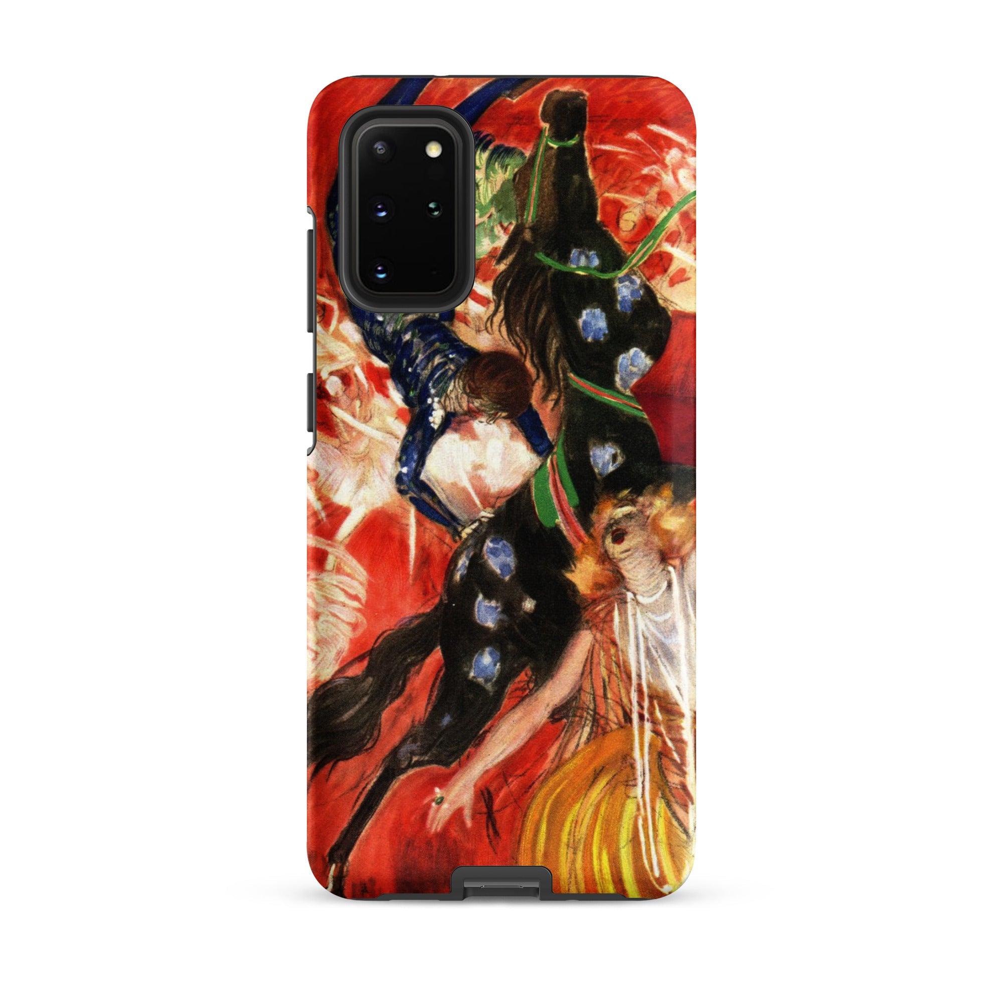 The Circus Leonetto Cappiello Samsung Case, Galaxy S20 Plus / Matte, Smartphone Case Vibrant Artistic Design