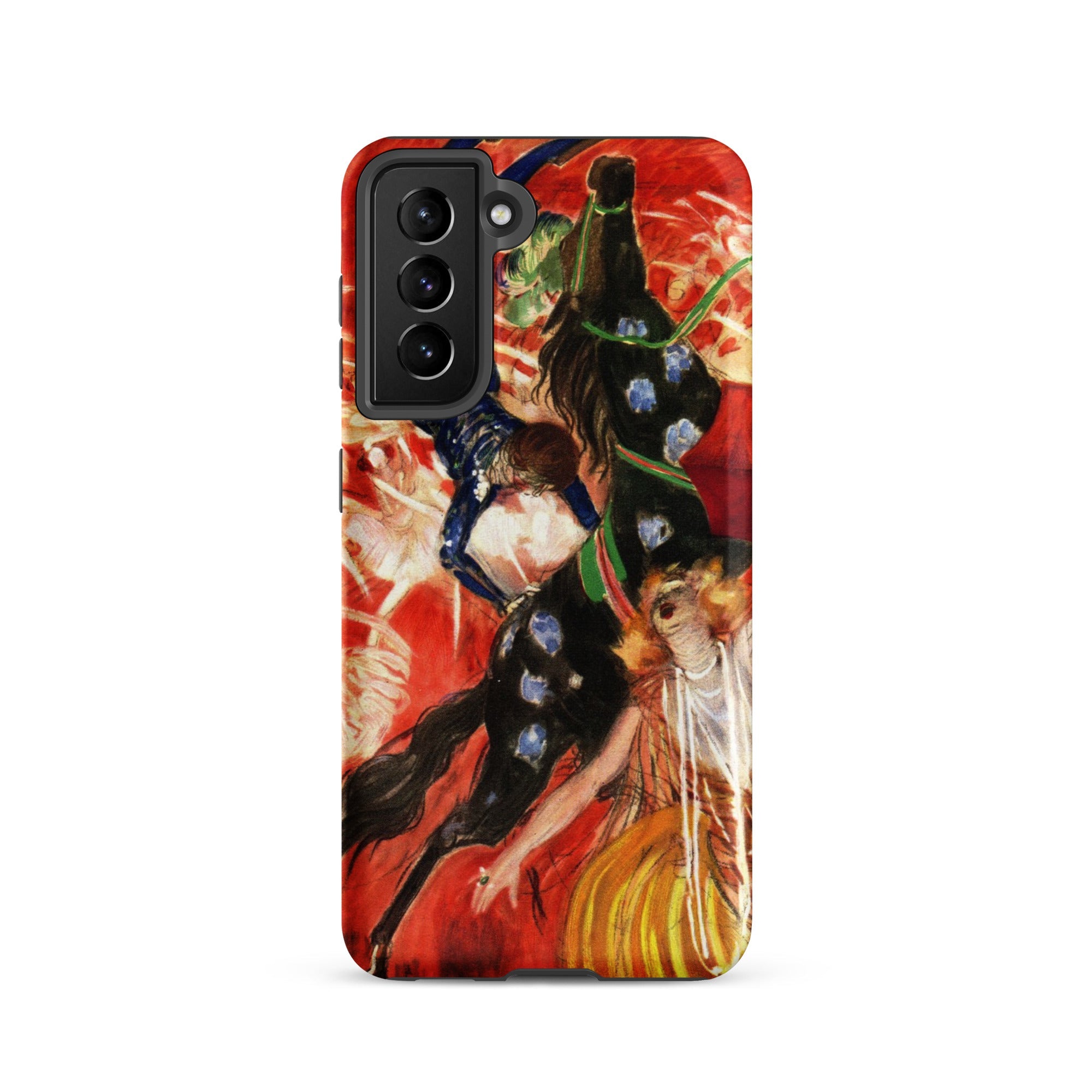 The Circus Leonetto Cappiello Samsung Case, Galaxy S21 / Matte, Smartphone Case Vibrant Artistic Design