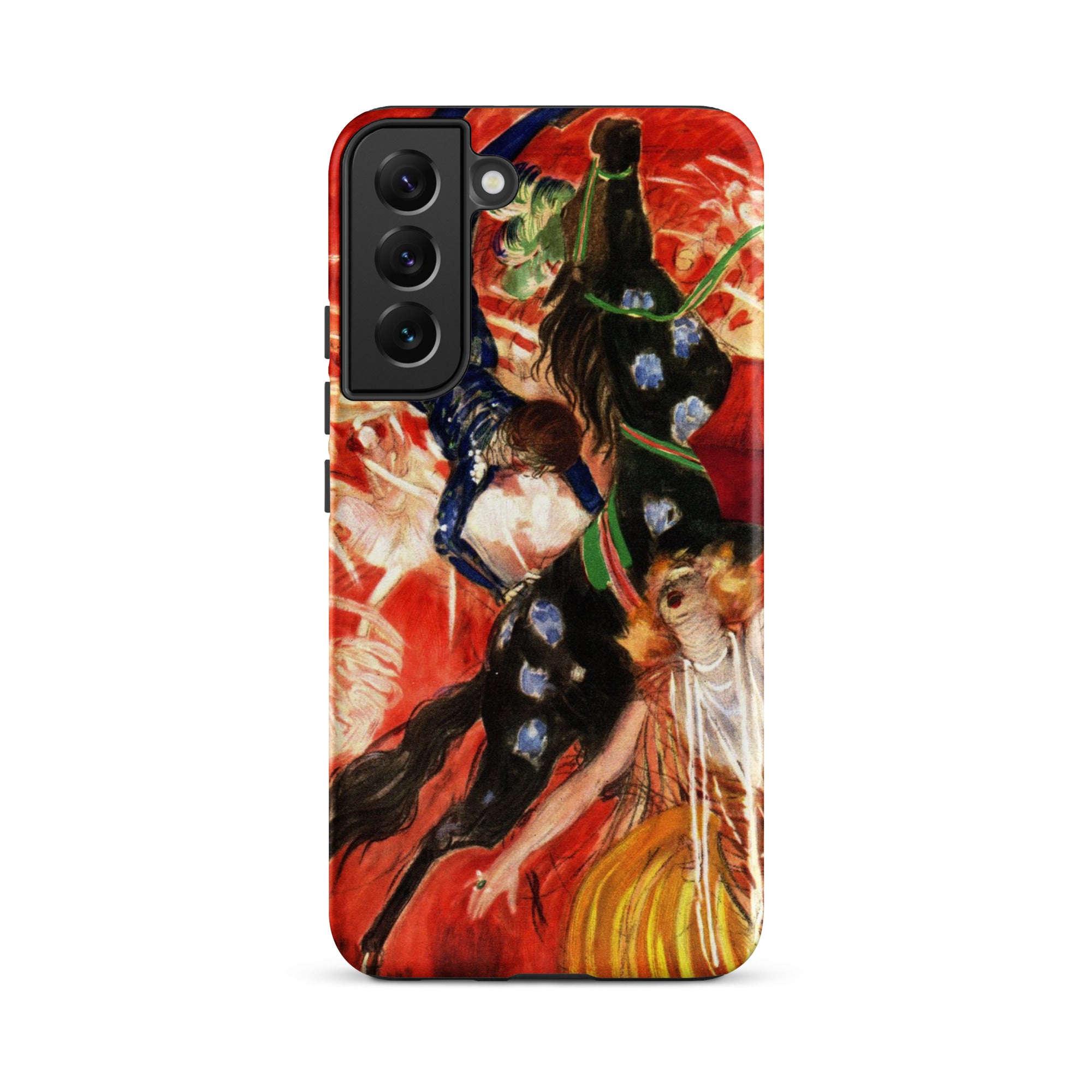 The Circus Leonetto Cappiello Samsung Case, Galaxy S22 Plus / Matte, Smartphone Case Colorful Abstract Painting