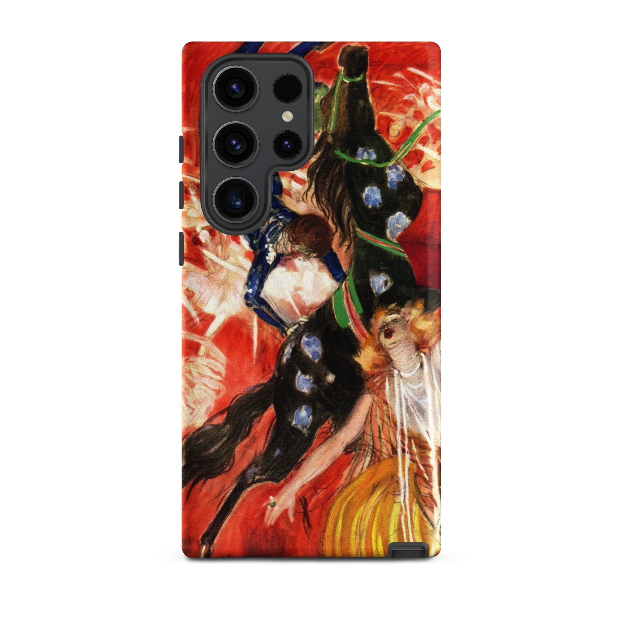 The Circus Leonetto Cappiello Samsung Case, Galaxy S23 Ultra / Matte, Smartphone Case Vibrant Artistic Depiction Horse Figures