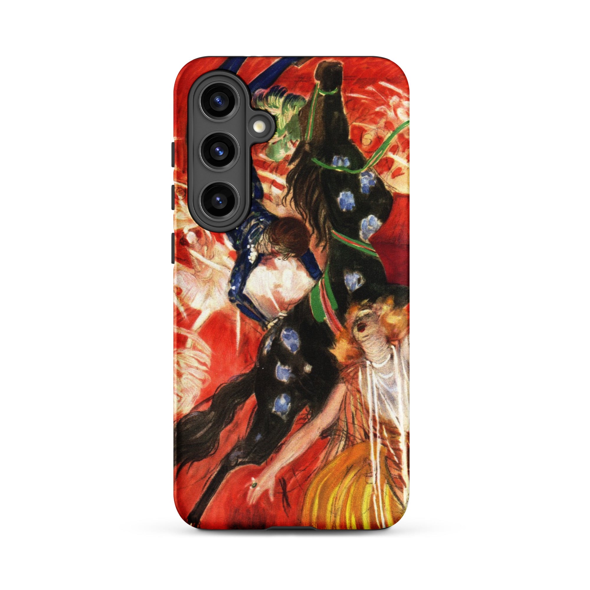The Circus Leonetto Cappiello Samsung Case, Galaxy S24 Plus / Matte, Smartphone Case Vibrant Artistic Design