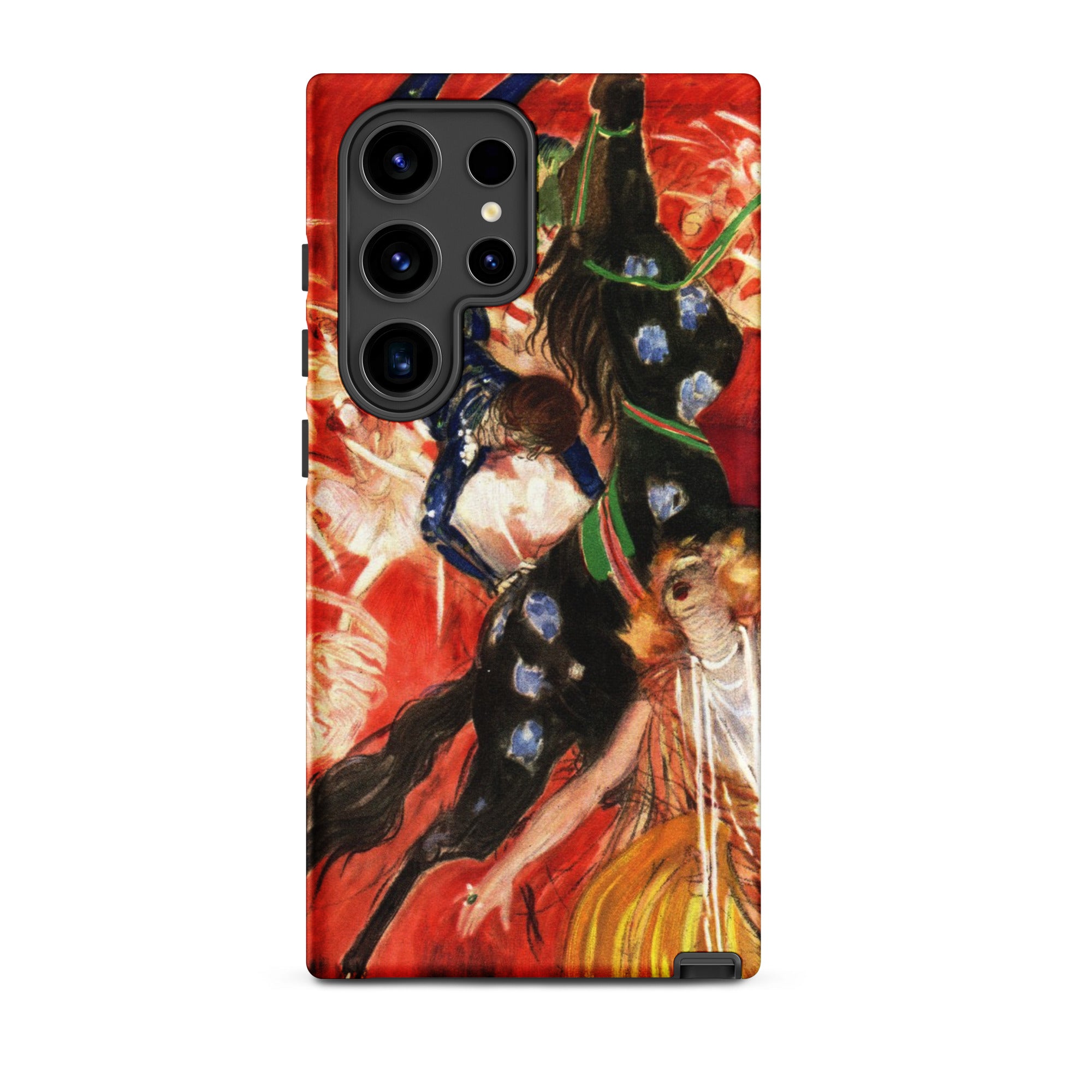 The Circus Leonetto Cappiello Samsung Case, Galaxy S24 Ultra / Matte, Smartphone Vibrant Illustrative Case People Motion