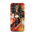 The Circus Leonetto Cappiello Samsung Case, Galaxy S25 Plus / Matte, Vibrant Smartphone Case Artistic Design Figures Horse Red