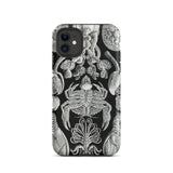Cirripedia Barnacles - Ernst Haeckel Iphone Case, 14 Plus / Matte, Black White Sea Creature Patterned Phone Case