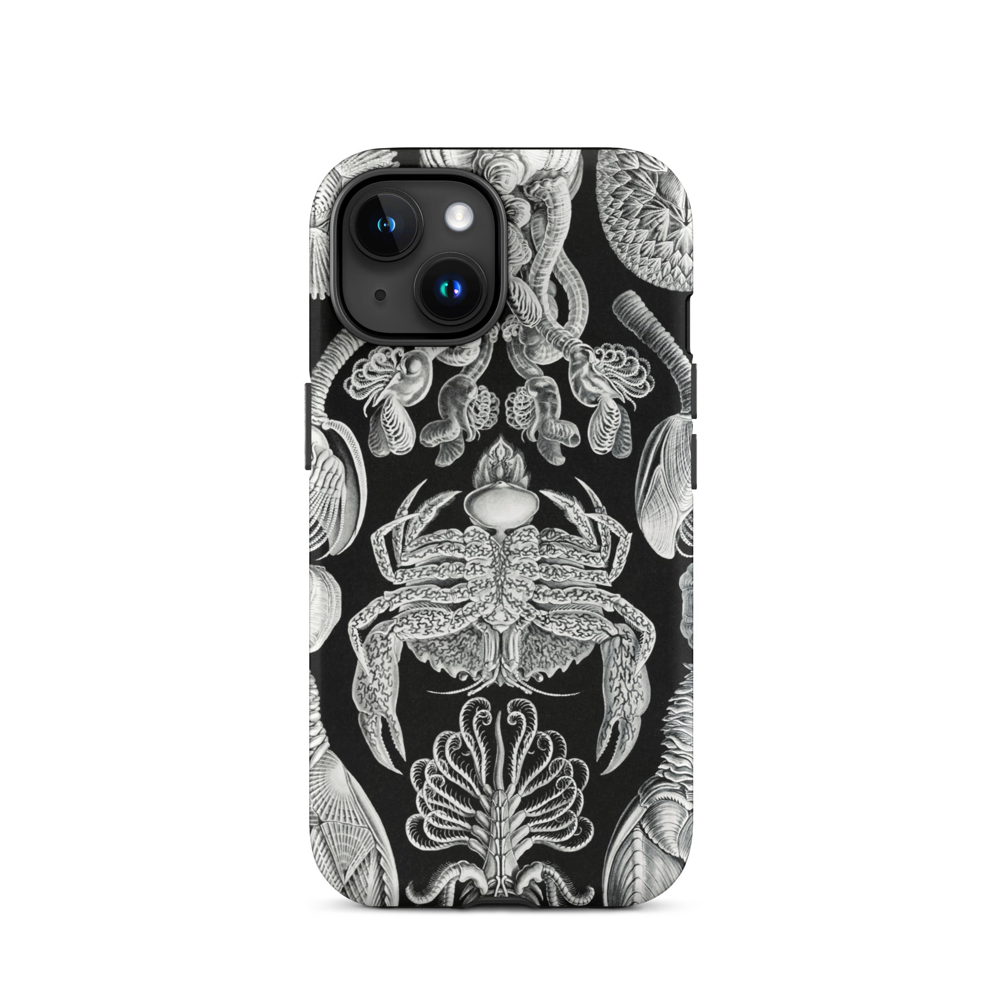 Cirripedia Barnacles Ernst Haeckel Iphone Case, 15 / Matte, Black Phone Case Sea Creature Illustrations