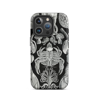 Cirripedia Barnacles - Ernst Haeckel Iphone Case, 16 Pro / Matte, Black Phone Case Sea Creature Illustrations
