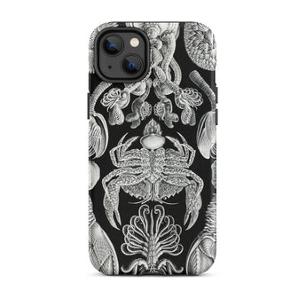 Cirripedia Barnacles - Ernst Haeckel Phone Case Iphone 14 Pro / Matte Black Phone Case Sea Creature Design Obsidians Chamber, Haeckel