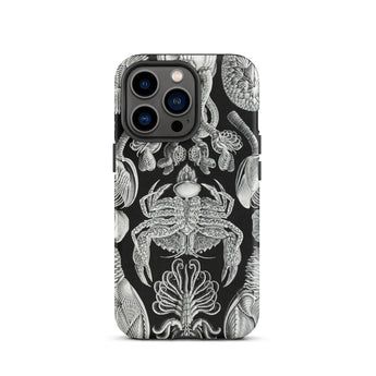 Cirripedia Barnacles - Ernst Haeckel Phone Case Iphone 13 Pro / Matte Black Phone Case Sea Creature Illustrations Obsidians Chamber,