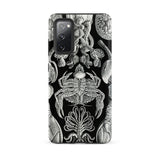Cirripedia Barnacles - Ernst Haeckel Phone Case Samsung Galaxy S20 Fe / Matte Black Phone Case Intricate Silver-toned Illustrations Marine