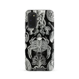 Cirripedia Barnacles - Ernst Haeckel Phone Case Samsung Galaxy S20 / Matte Black Phone Case Intricate Silver-toned Illustrations Marine
