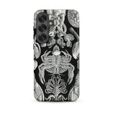 Cirripedia Barnacles - Ernst Haeckel Phone Case Samsung Galaxy S25 Plus / Matte Black Phone Case Intricate White Line Drawings Marine