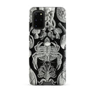 Cirripedia Barnacles Ernst Haeckel Samsung Case, Galaxy S20 Plus / Matte, Black Smartphone Case White Sea Creature Illustrations