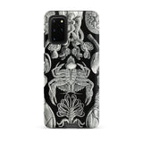 Cirripedia Barnacles - Ernst Haeckel Samsung Case, Galaxy S20 Plus / Matte, Black Smartphone Case White Sea Creature Illustrations