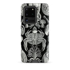 Cirripedia Barnacles Ernst Haeckel Samsung Case, Galaxy S20 Ultra / Matte, Black Phone Case White Illustrations Marine Life