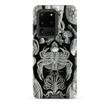 Cirripedia Barnacles - Ernst Haeckel Samsung Case, Galaxy S20 Ultra / Matte, Black Phone Case White Illustrations Marine Life