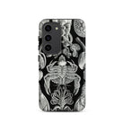 Cirripedia Barnacles Ernst Haeckel Samsung Case, Galaxy S23 / Matte, Black Smartphone Case Detailed White Illustration Marine Life