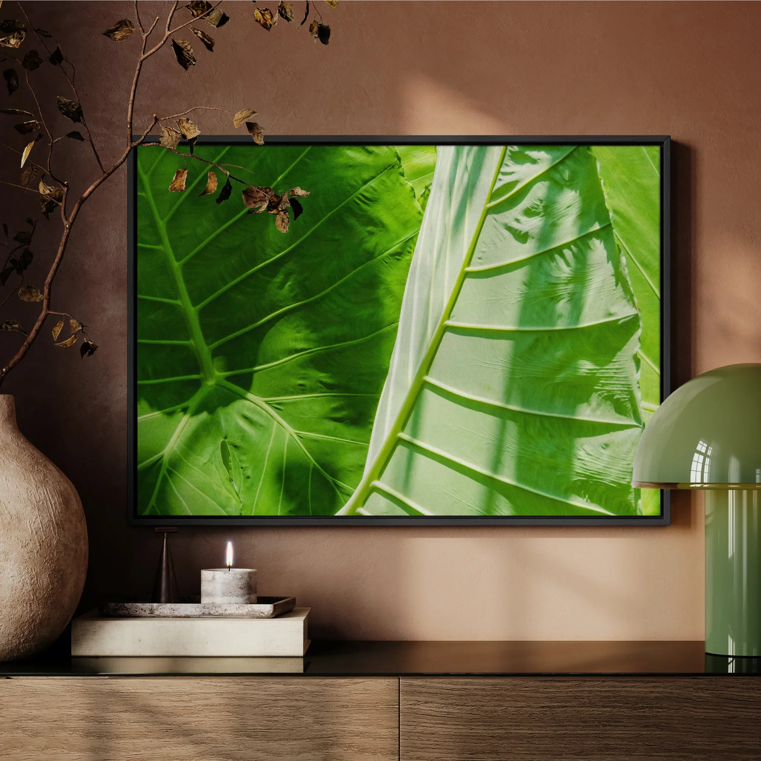 Clash of the Hulks - Koh Chang Botanical Framed Canvas