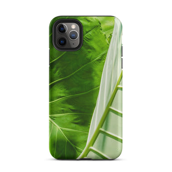 Clash of the Hulks - Koh Chang Leaves Iphone Case 11 Pro Max / Matte Green Leaf Phone Case Koh Chang’s Verdant Paradise, Hulks Botanicals