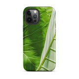 Clash of the Hulks - Koh Chang Leaves Iphone Case, 12 Pro Max / Matte, Green Leaf Patterned Phone Case