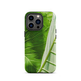 Clash of the Hulks - Koh Chang Leaves Iphone Case, 13 Pro / Matte, Green Leaf Patterned Phone Case