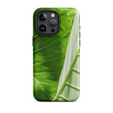 Clash of the Hulks - Koh Chang Leaves Iphone Case 15 Pro Max / Matte Green Leaf Patterned Phone Case Koh Chang’s Verdant Paradise, Hulks