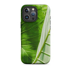 Clash of the Hulks Koh Chang Leaves Iphone Case, 16 Pro Max / Matte, Green Leaf Patterned Phone Case
