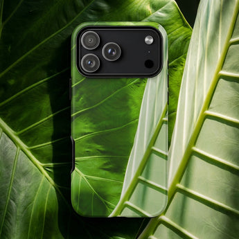 Clash of the Hulks - Koh Chang Leaves Iphone Case Sleek Smartphone Vibrant Green Leaf-patterned Case Three Camera Koh Chang’s Verdant