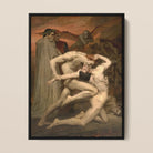 Dante and Virgil - William-adolphe Bouguereau Framed Canvas Posters Prints & Visual Artwork