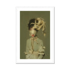 Clear Sighted - Modern Victorian Fashion Art Print, Framed Portrait Blindfolded Woman