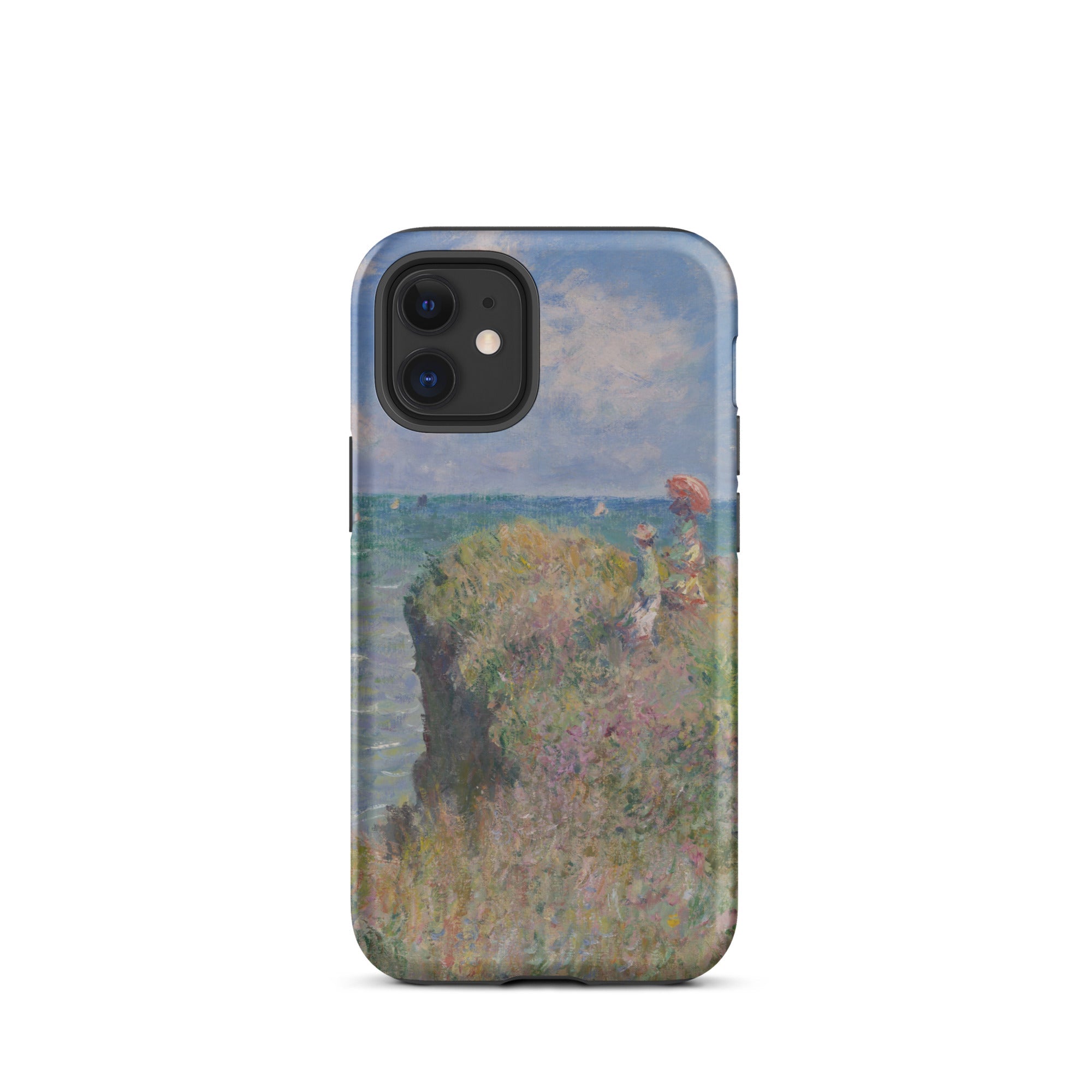 Cliff Walk at Pourville Claude Monet Iphone Case, 12 Mini / Matte, Phone Case Impressionist Painting