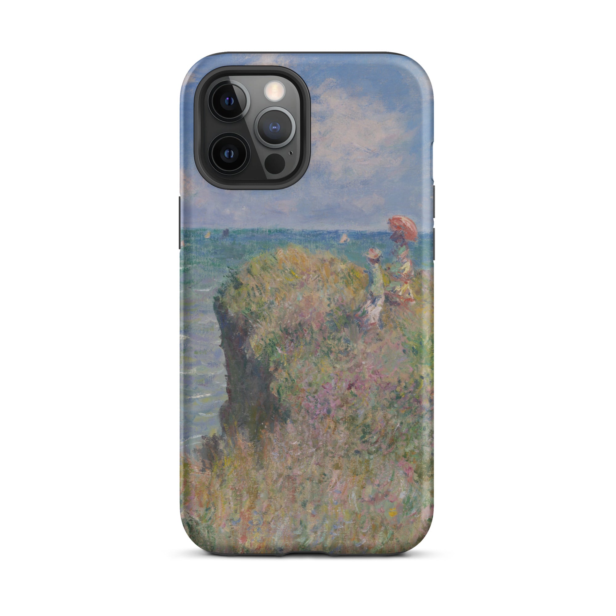 Cliff Walk at Pourville Claude Monet Iphone Case, 12 Pro Max / Matte, Iphone Case Impressionist Painting