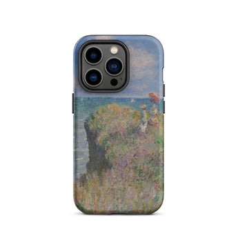 Cliff Walk at Pourville - Claude Monet Iphone Case, 14 Pro / Matte, Phone Case Impressionist Painting