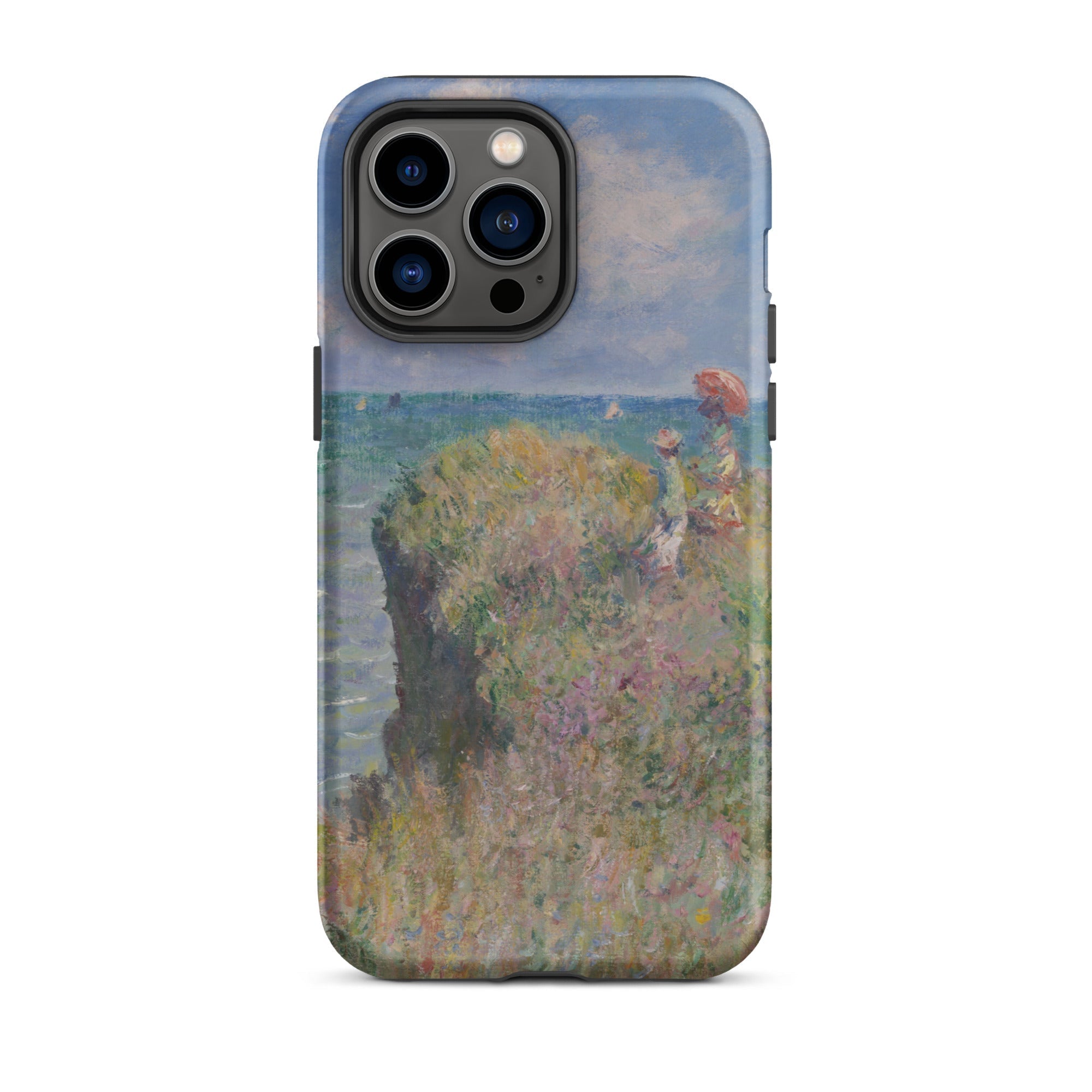 Cliff Walk at Pourville Claude Monet Iphone Case, 14 Pro Max / Matte, Iphone Case Impressionist Painting