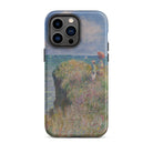 Cliff Walk at Pourville - Claude Monet Iphone Case, 14 Pro Max / Tough Phone, Iphone Case Impressionist Painting