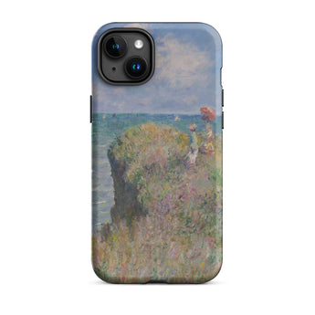 Cliff Walk at Pourville - Claude Monet Iphone Case, 15 Plus / Matte, Iphone Case Impressionist Painting
