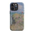 Cliff Walk at Pourville Claude Monet Iphone Case, 15 Pro Max / Matte, Iphone Case Impressionist Painting