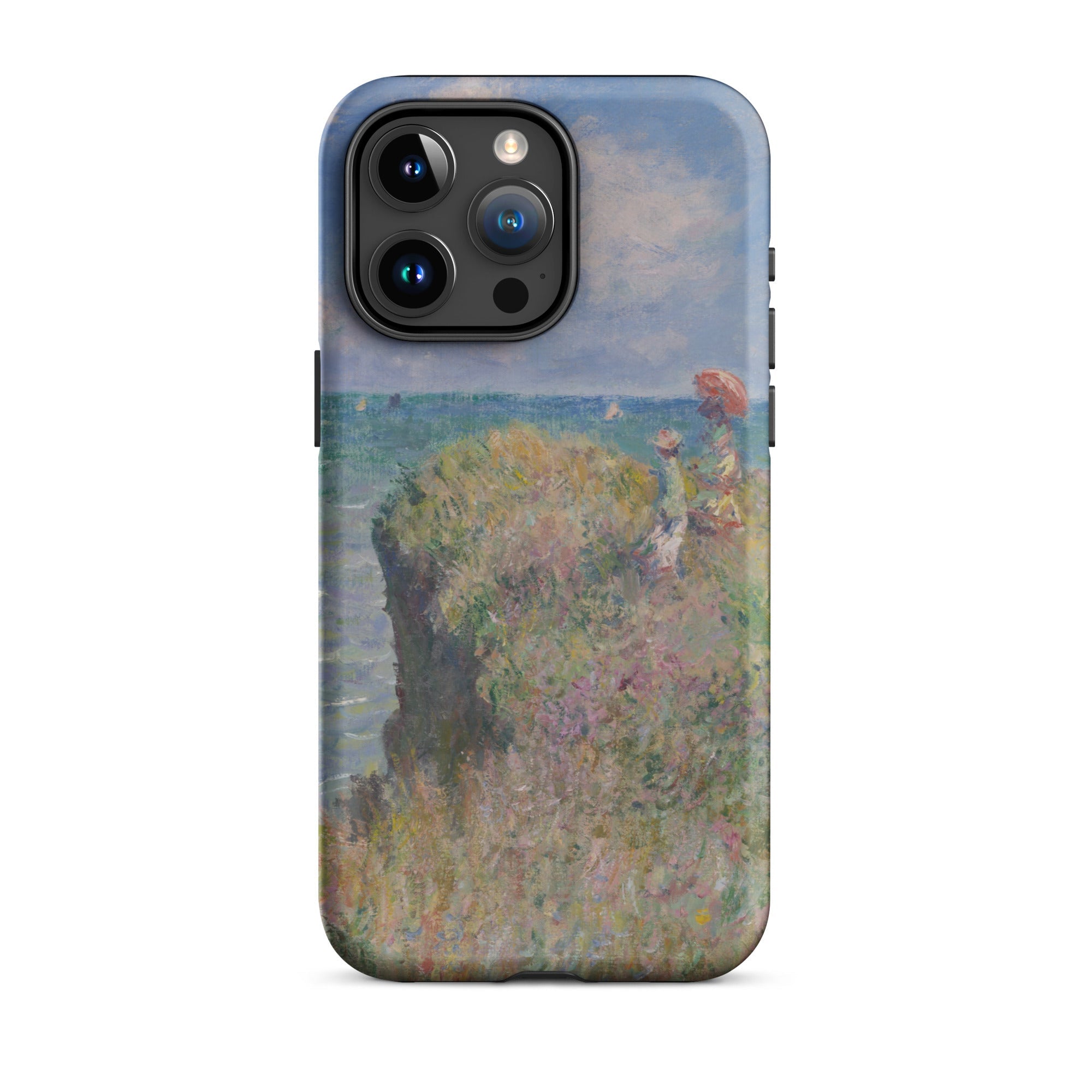 Cliff Walk at Pourville Claude Monet Iphone Case, 15 Pro Max / Matte, Iphone Case Impressionist Painting