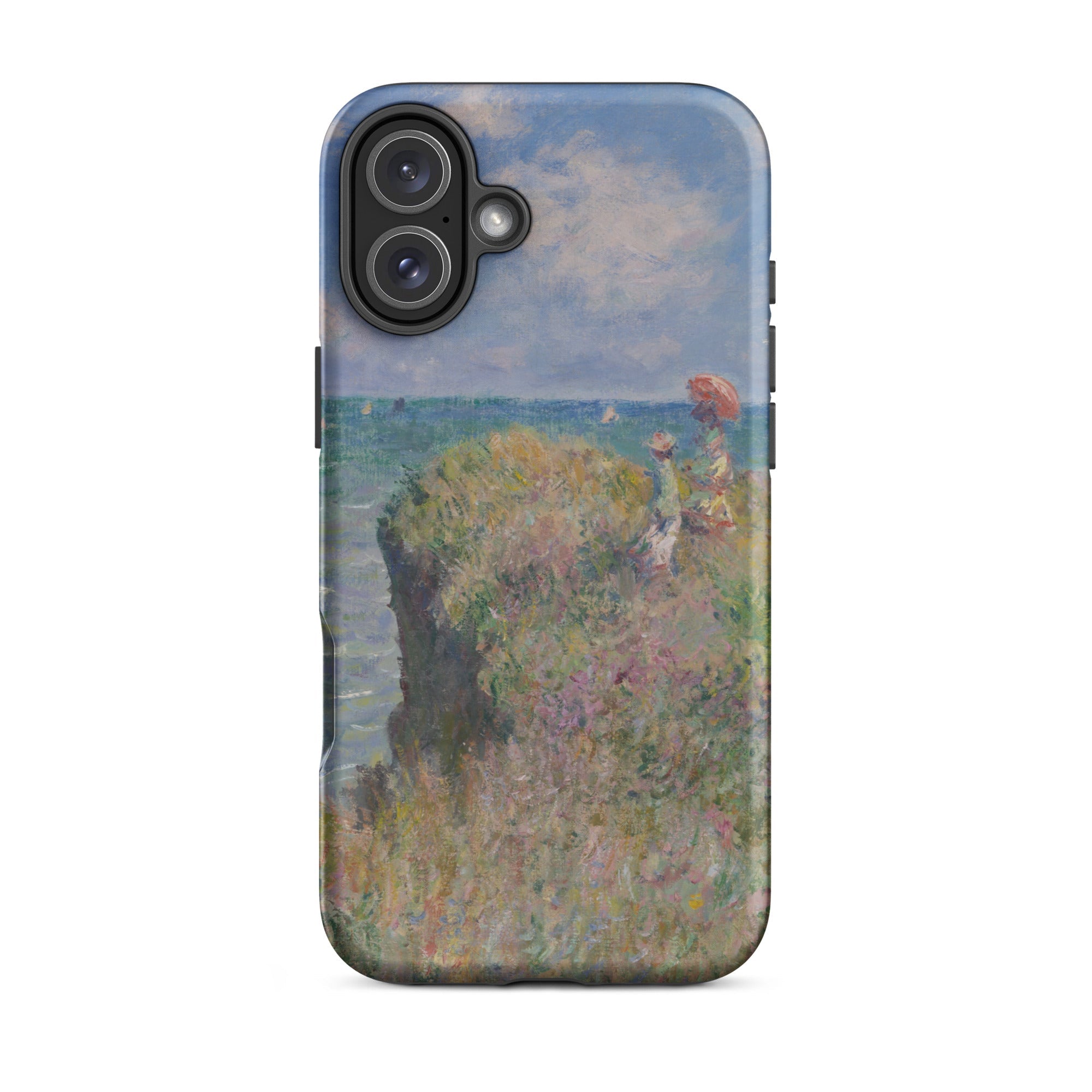 Cliff Walk at Pourville Claude Monet Iphone Case, 16 Plus / Matte, Phone Case Impressionist Painting