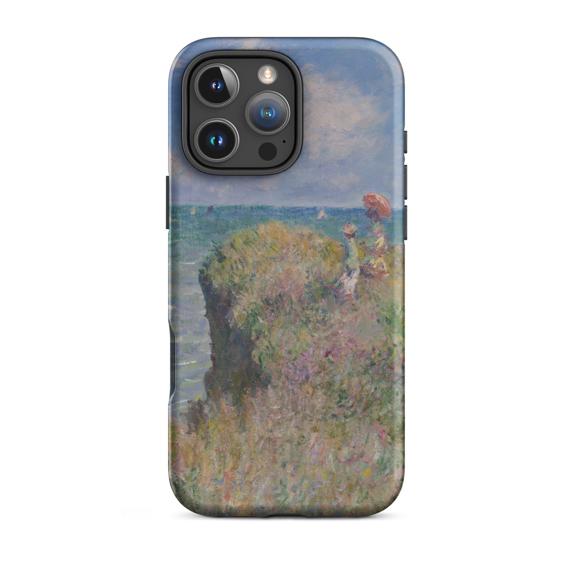 Cliff Walk at Pourville - Claude Monet Iphone Case, 16 Pro Max / Matte, Iphone Case Impressionist Painting