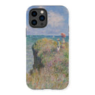 Cliff Walk at Pourville - Claude Monet Iphone Case - 14 Pro / Matte